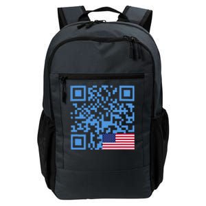 Qr President Trump Dance Code Usa Flag Daily Commute Backpack