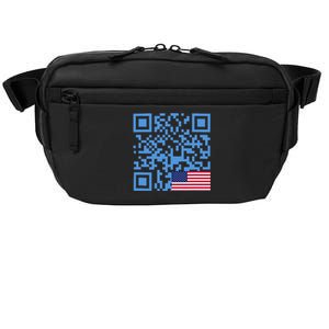 Qr President Trump Dance Code Usa Flag Crossbody Pack