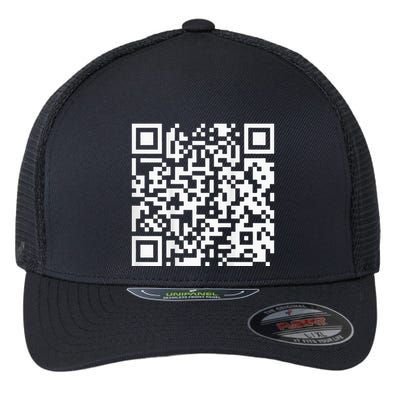 Qr President Trump Dance Code Flexfit Unipanel Trucker Cap
