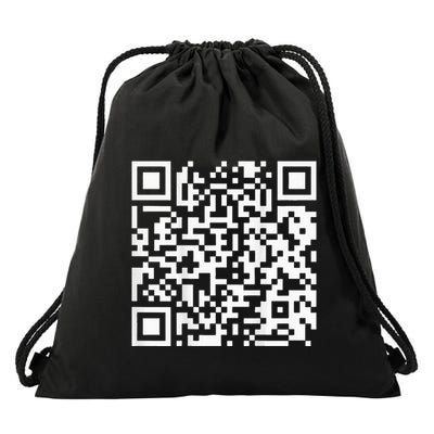 Qr President Trump Dance Code Drawstring Bag