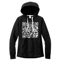 Qr President Trump Dance Code Women's Fleece Hoodie