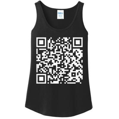 Qr President Trump Dance Code Ladies Essential Tank