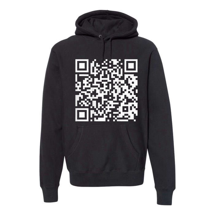 Qr President Trump Dance Code Premium Hoodie