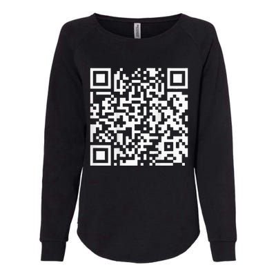 Qr President Trump Dance Code Womens California Wash Sweatshirt