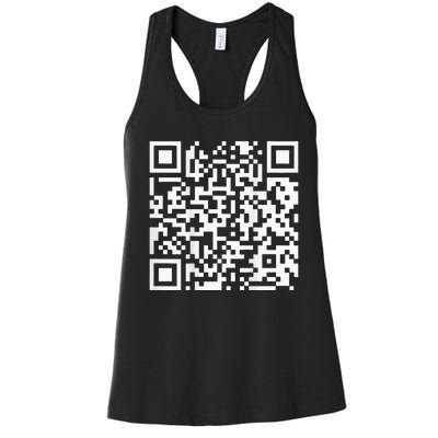 Qr President Trump Dance Code Women's Racerback Tank