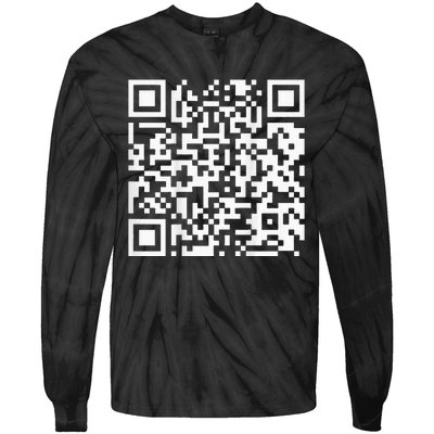 Qr President Trump Dance Code Tie-Dye Long Sleeve Shirt