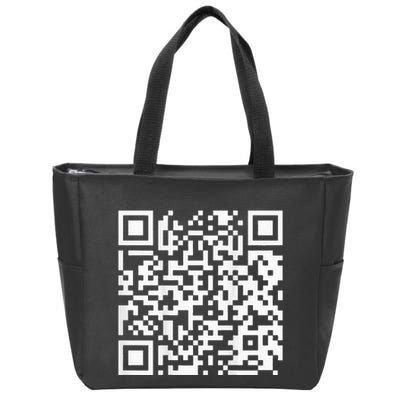 Qr President Trump Dance Code Zip Tote Bag
