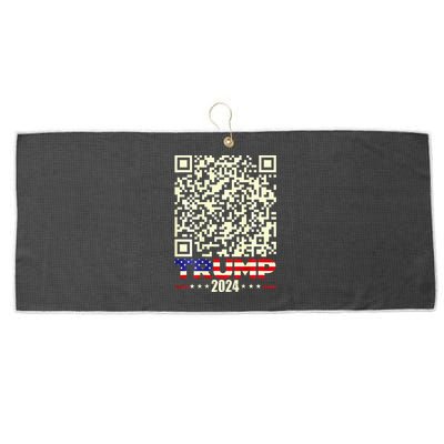 Qr President Trump 4547 Trump Dancing Code Large Microfiber Waffle Golf Towel