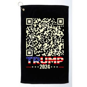 Qr President Trump 4547 Trump Dancing Code Platinum Collection Golf Towel