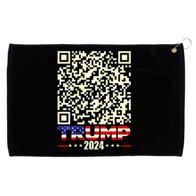 Qr President Trump 4547 Trump Dancing Code Grommeted Golf Towel