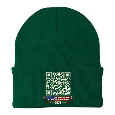 Qr President Trump 4547 Trump Dancing Code Knit Cap Winter Beanie