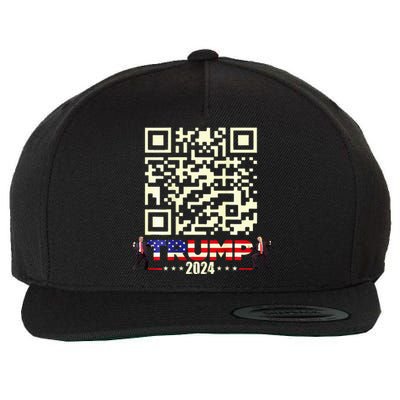 Qr President Trump 4547 Trump Dancing Code Wool Snapback Cap