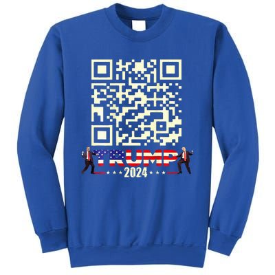 Qr President Trump 4547 Trump Dancing Code Sweatshirt