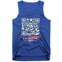 Qr President Trump 4547 Trump Dancing Code Tank Top