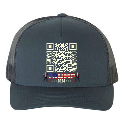 Qr President Trump 4547 Trump Dancing Code Yupoong Adult 5-Panel Trucker Hat