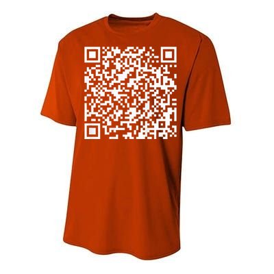 Qr President Trump 4547 Trump Dancing Code Performance Sprint T-Shirt