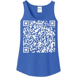 Qr President Trump 4547 Trump Dancing Code Ladies Essential Tank