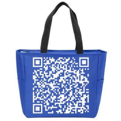 Qr President Trump 4547 Trump Dancing Code Zip Tote Bag