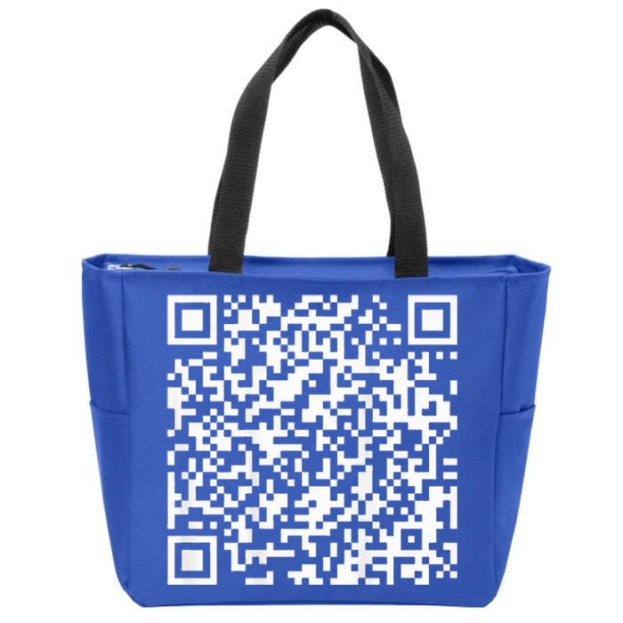 Qr President Trump 4547 Trump Dancing Code Zip Tote Bag