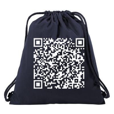 Qr President Trump 4547 Trump Dancing Code Drawstring Bag