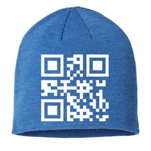 Qr President Trump Dance Code Sustainable Beanie