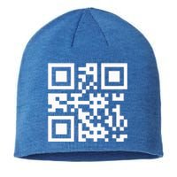 Qr President Trump Dance Code Sustainable Beanie