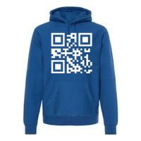 Qr President Trump Dance Code Premium Hoodie