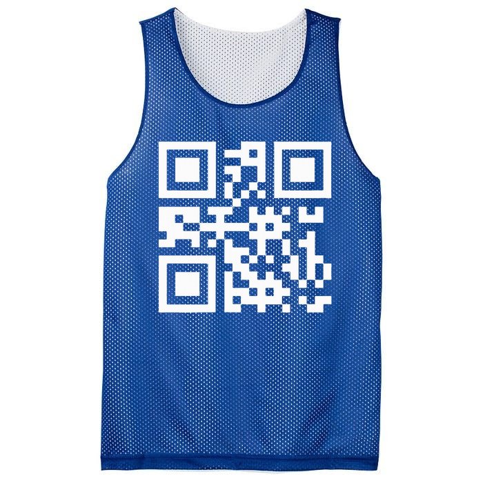 Qr President Trump Dance Code Mesh Reversible Basketball Jersey Tank