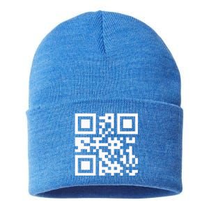 Qr President Trump Dance Code Sustainable Knit Beanie