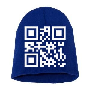 Qr President Trump Dance Code Short Acrylic Beanie