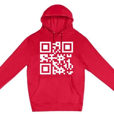 Qr President Trump Dance Code Premium Pullover Hoodie