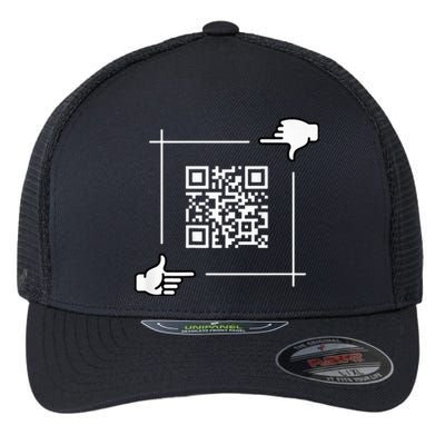 Qr President Trump 4547 Trump Dancing Code Flexfit Unipanel Trucker Cap