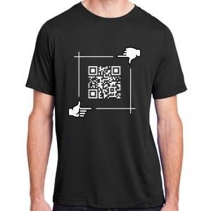 Qr President Trump 4547 Trump Dancing Code Adult ChromaSoft Performance T-Shirt