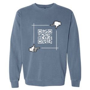 Qr President Trump 4547 Trump Dancing Code Garment-Dyed Sweatshirt