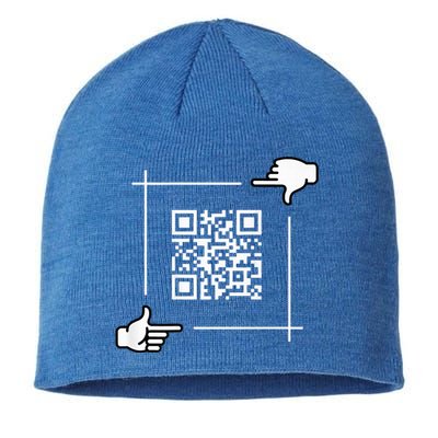 Qr President Trump 4547 Trump Dancing Code Sustainable Beanie