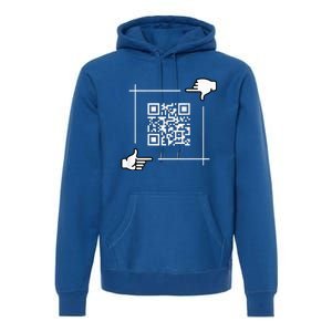 Qr President Trump 4547 Trump Dancing Code Premium Hoodie