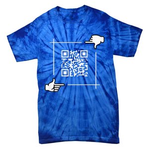 Qr President Trump 4547 Trump Dancing Code Tie-Dye T-Shirt