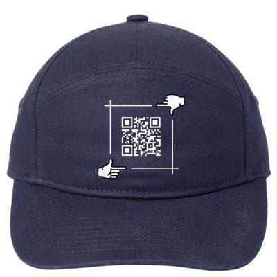 Qr President Trump 4547 Trump Dancing Code 7-Panel Snapback Hat