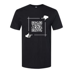 Qr President Trump 4547 Trump Dancing Code Softstyle CVC T-Shirt