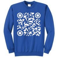 Qr President Trump Dance Code Tall Sweatshirt