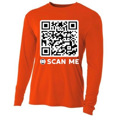 Qr President Trump Dancing Code 4547 Cooling Performance Long Sleeve Crew