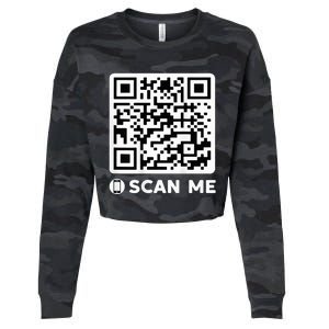 Qr President Trump Dancing Code 4547 Cropped Pullover Crew