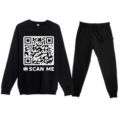 Qr President Trump Dancing Code 4547 Premium Crewneck Sweatsuit Set