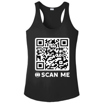 Qr President Trump Dancing Code 4547 Ladies PosiCharge Competitor Racerback Tank