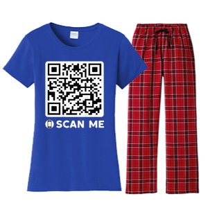 Qr President Trump Dancing Code 4547 Women's Flannel Pajama Set