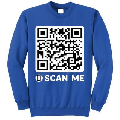 Qr President Trump Dancing Code 4547 Tall Sweatshirt