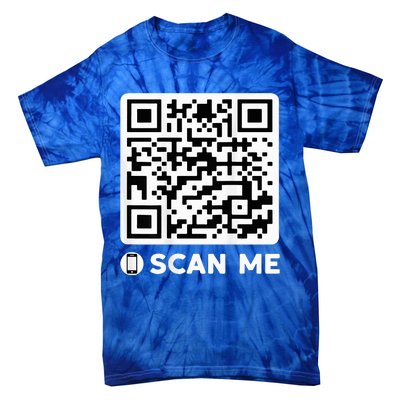 Qr President Trump Dancing Code 4547 Tie-Dye T-Shirt