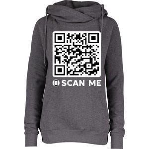 Qr President Trump Dancing Code 4547 Womens Funnel Neck Pullover Hood