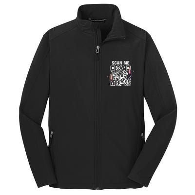 Qr President Trump 4547 Dancing Code Core Soft Shell Jacket