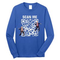 Qr President Trump 4547 Dancing Code Long Sleeve Shirt